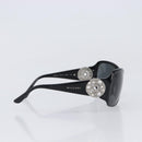 BVLGARI Sunglasses Plastic Black Silver Auth BA16227-5