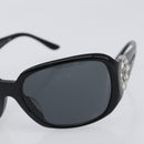 BVLGARI Sunglasses Plastic Black Silver Auth BA16227-7