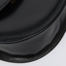 BALLY Shoulder Bag Leather Black Gold Auth BA1625-14