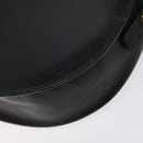 BALLY Shoulder Bag Leather Black Gold Auth BA1625-15