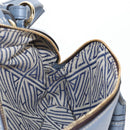 Chloe Dahlia Hand Bag Leather 2way Light Blue Gold Tone Auth BA16258V-32