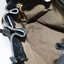 Chloe Elsie Hand Bag Leather 2way Black Gold Auth BA1626-20