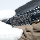 Chloe Elsie Hand Bag Leather 2way Black Gold Auth BA1626-12