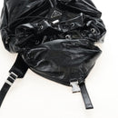 PRADA Backpack Leather 2way Black Silver Auth BA16262SAM-19
