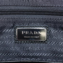 PRADA Backpack Leather 2way Black Silver Auth BA16262SAM-22