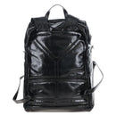 PRADA Backpack Leather 2way Black Silver Auth BA16262SAM-3
