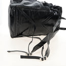 PRADA Backpack Leather 2way Black Silver Auth BA16262SAM-9