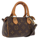 LOUIS VUITTON Monogram Mini Speedy Hand Bag M41534 LV Auth BA16265V-1