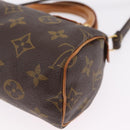 LOUIS VUITTON Monogram Mini Speedy Hand Bag M41534 LV Auth BA16265V-17