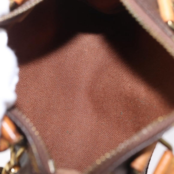 LOUIS VUITTON Monogram Mini Speedy Hand Bag M41534 LV Auth BA16265V