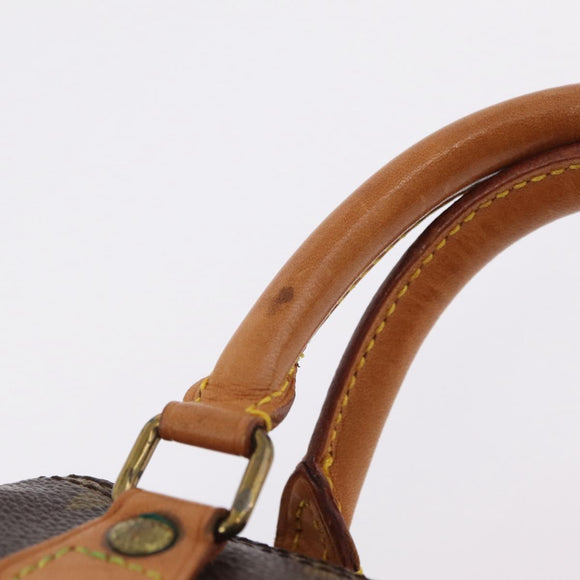 LOUIS VUITTON Monogram Mini Speedy Hand Bag M41534 LV Auth BA16265V
