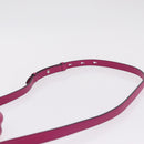 Salvatore Ferragamo Studio Bag Small Leather 2way Purple Silver Auth BA16267V-12