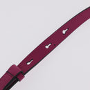 Salvatore Ferragamo Studio Bag Small Leather 2way Purple Silver Auth BA16267V-13