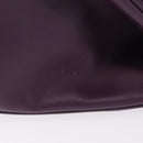 Salvatore Ferragamo Studio Bag Small Leather 2way Purple Silver Auth BA16267V-5