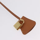 CELINE Vertical Cabas Large Hand Bag Canvas Ivory Gold Tone Auth BA16270M-15