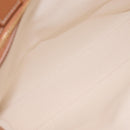 CELINE Vertical Cabas Large Hand Bag Canvas Ivory Gold Tone Auth BA16270M-18