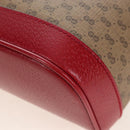 GUCCI Doraemon Micro GG Backpack PVC Beige Gold Tone 647816 Auth BA16280M-14