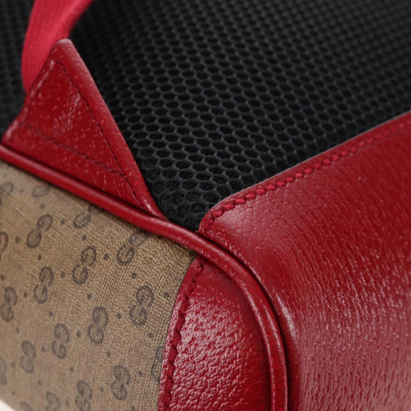 GUCCI Doraemon Micro GG Backpack PVC Beige Gold Tone 647816 Auth BA16280M