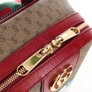 GUCCI Doraemon Micro GG Backpack PVC Beige Gold Tone 647816 Auth BA16280M-19