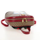 GUCCI Doraemon Micro GG Backpack PVC Beige Gold Tone 647816 Auth BA16280M-6