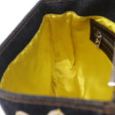 FENDI Mamma Baguette Shoulder Bag Denim Navy Silver Auth BA16282SAM-24
