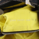 FENDI Mamma Baguette Shoulder Bag Denim Navy Silver Auth BA16282SAM-27