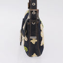 FENDI Mamma Baguette Shoulder Bag Denim Navy Silver Auth BA16282SAM-4