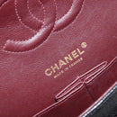 CHANEL Matelasse 25 Chain Shoulder Bag Caviar Skin Black Gold CC Auth BA16288SM-22