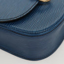 LOUIS VUITTON Epi Saint Cloud PM Shoulder Bag Blue M52195 LV Auth BA1629-15