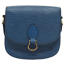 LOUIS VUITTON Epi Saint Cloud PM Shoulder Bag Blue M52195 LV Auth BA1629-13