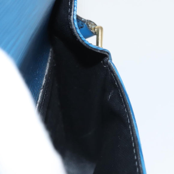 LOUIS VUITTON Epi Saint Cloud PM Shoulder Bag Blue M52195 LV Auth BA1629