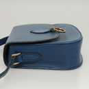 LOUIS VUITTON Epi Saint Cloud PM Shoulder Bag Blue M52195 LV Auth BA1629-4