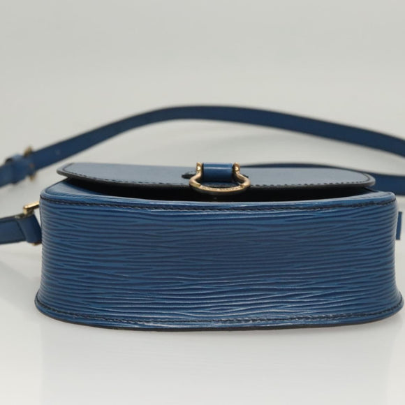 LOUIS VUITTON Epi Saint Cloud PM Shoulder Bag Blue M52195 LV Auth BA1629