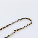 CHANEL Mini Matelasse 17 Chain Shoulder Bag Caviar Skin Black Auth BA16291SM-9