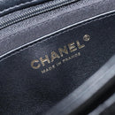 CHANEL Mini Matelasse 20 Chain Shoulder Bag Lamb Skin Black Gold Auth BA16292SM-18