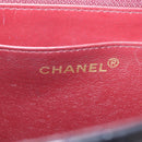 CHANEL Matelasse Chain Shoulder Bag Lamb Skin 2way Navy Gold CC Auth BA16293SAV-23