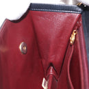 CHANEL Matelasse Chain Shoulder Bag Lamb Skin 2way Navy Gold CC Auth BA16293SAV-26