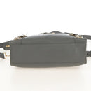 Balenciaga Classic Metal Edge City Leather 2way Gray Gold 432831 Auth BA16296SAM-6