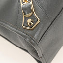 Balenciaga Classic Metal Edge City Leather 2way Gray Gold 432831 Auth BA16296SAM-10