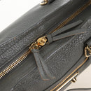 Balenciaga Classic Metal Edge City Leather 2way Gray Gold 432831 Auth BA16296SAM-20