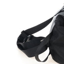 PRADA Backpack Nylon Black Silver Auth BA16300M-11