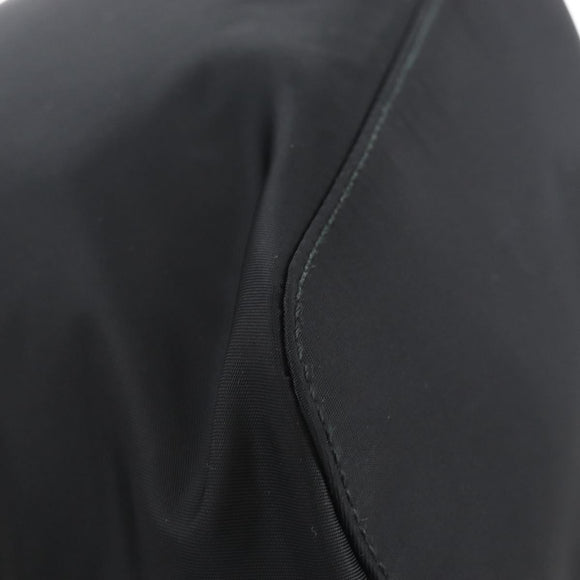 PRADA Backpack Nylon Black Silver Auth BA16300M