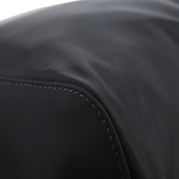 PRADA Backpack Nylon Black Silver Auth BA16300M