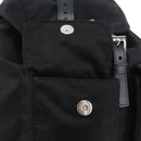 PRADA Backpack Nylon Black Silver Auth BA16300M-18