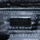PRADA Backpack Nylon Black Silver Auth BA16300M-24