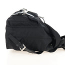PRADA Backpack Nylon Black Silver Auth BA16300M-5