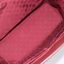 Cartier Must Line Hand Bag Leather Bordeaux Gold Tone Auth BA16305-19