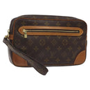 LOUIS VUITTON Monogram Marly Dragonne GM Clutch Bag M51825 LV Auth BA1631-1