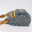 LOUIS VUITTON Monogram Denim Buggy PM Shoulder Bag Blue M95049 LV Auth BA16311V-4