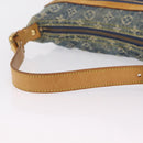 LOUIS VUITTON Monogram Denim Buggy PM Shoulder Bag Blue M95049 LV Auth BA16311V-7